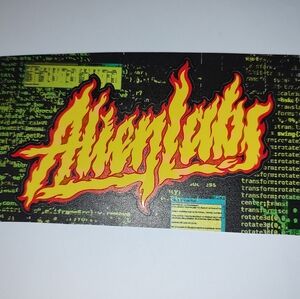 Alien Labs 'Flame' Cannabis Sticker | Rare Collector Merch | New